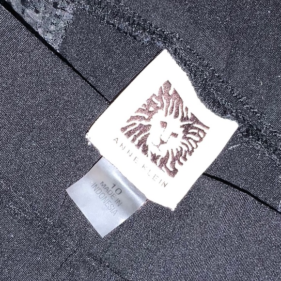 ANN KLEIN | SIZE 10 | BLACK | PULL ON DRESS PANTS - Picture 2 of 4